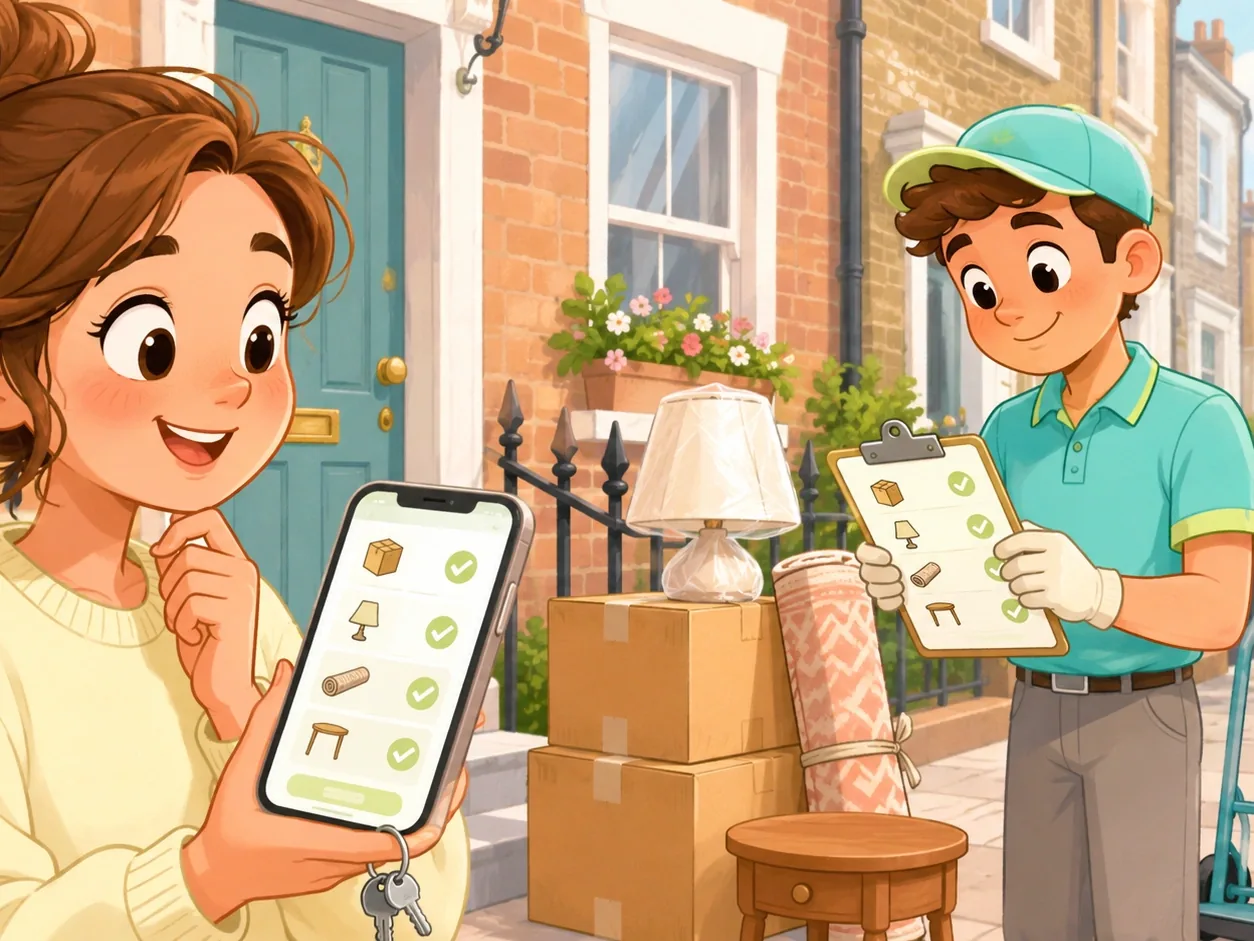 Alpha Movers terms agreement and removals booking checklist document